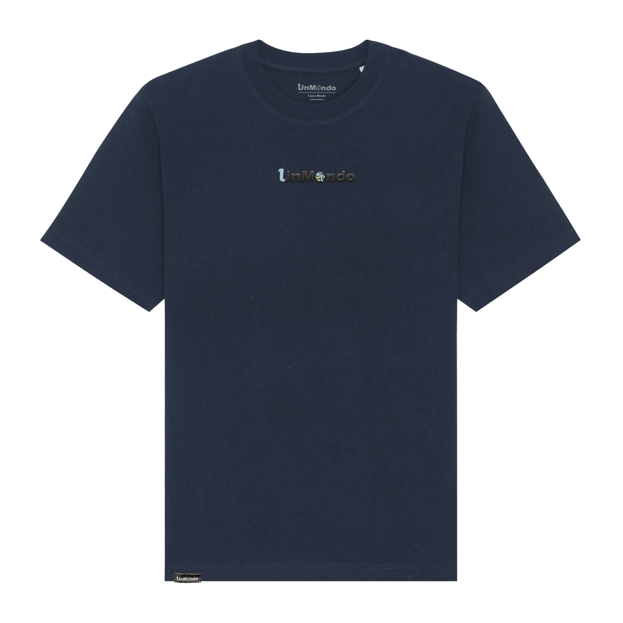 Navy Shirt mit UnMondo Schriftzug